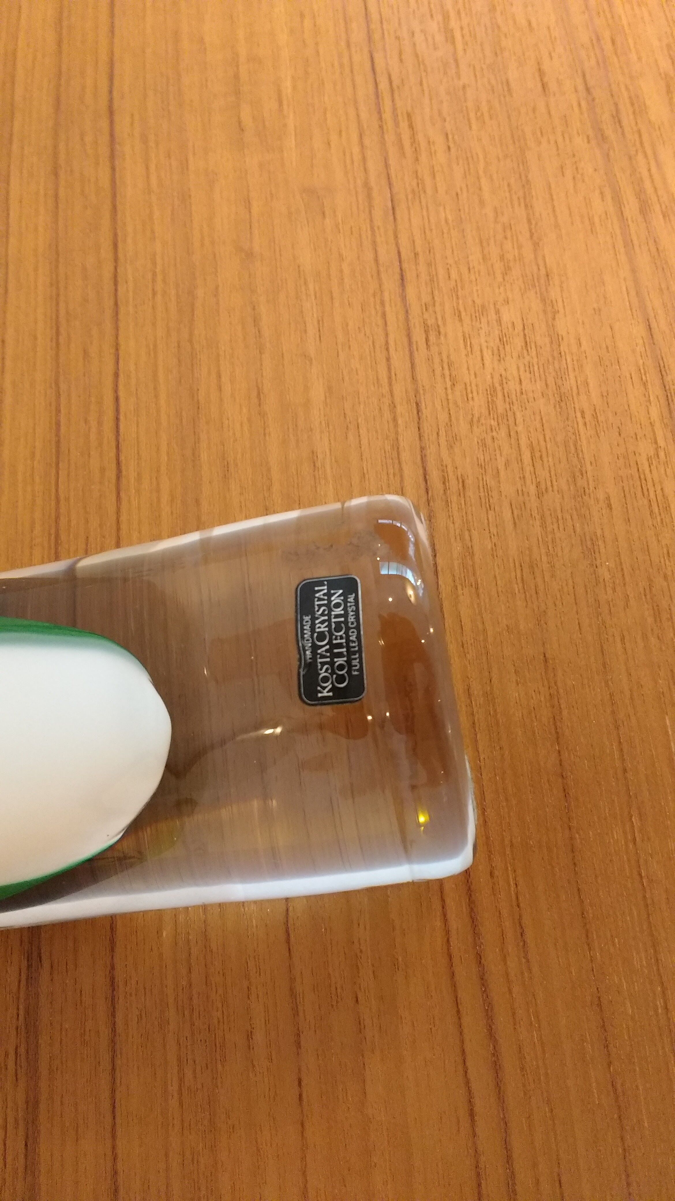 Crystal vase by Edenfalk for Kosta