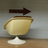 Space age plastic armchair