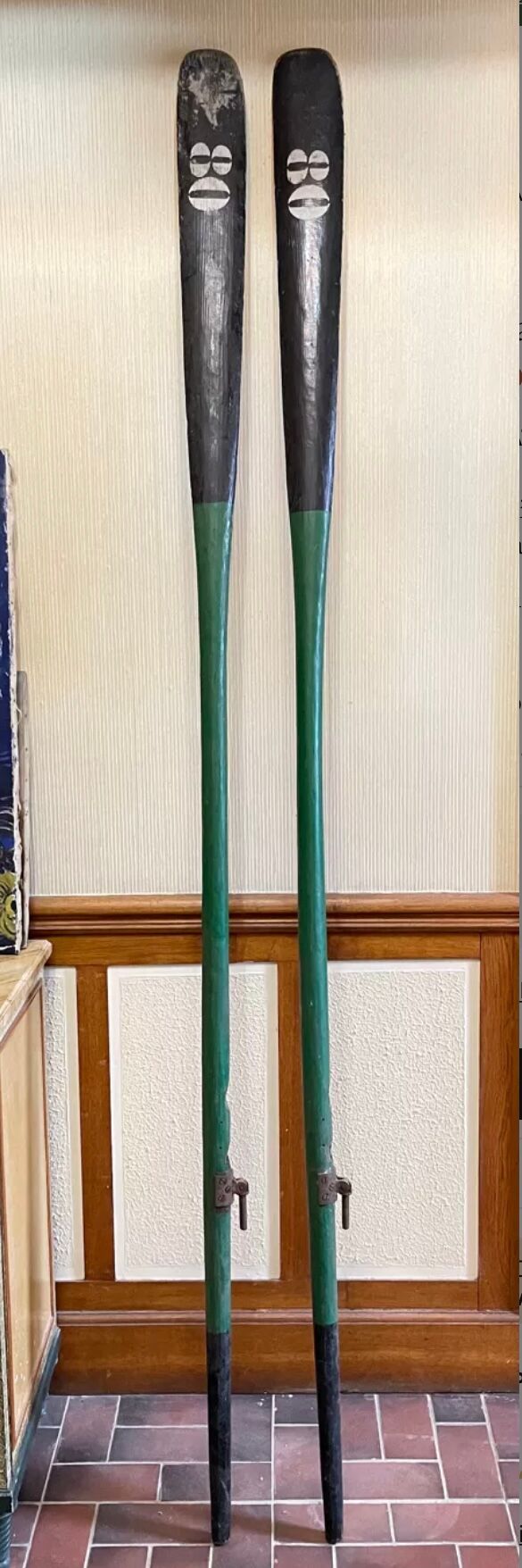 Old wooden paddles