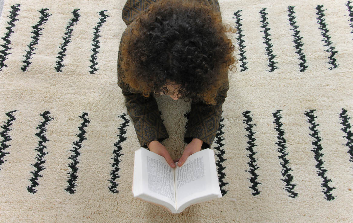 Carpet beni ouarain beige 200x150cm