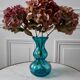 Vase bleu turquoise années 70