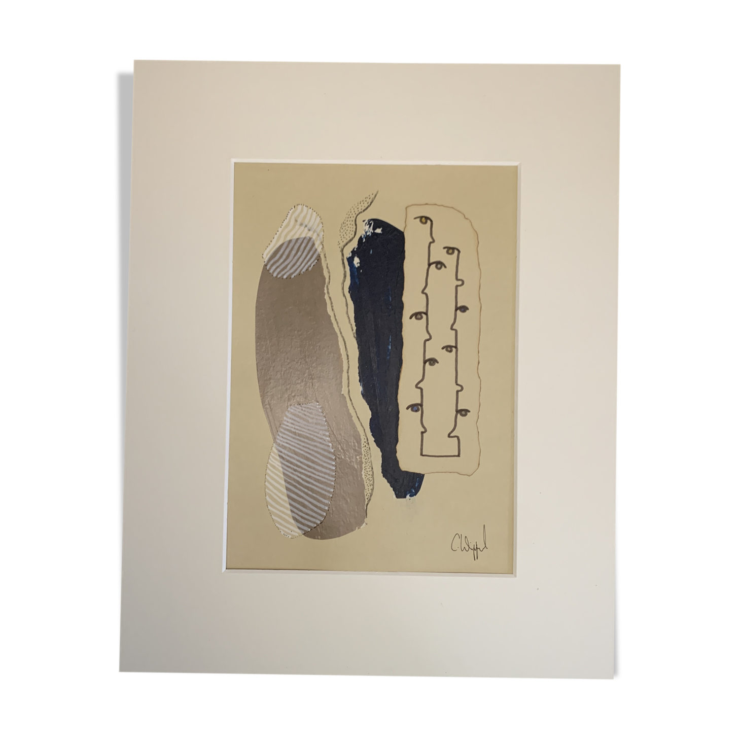 Collage 'nonames vii' series 'names'