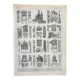 Old engraving 1898, Architecture (religious), construction • Lithograph, Original plate