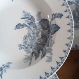 Set of 9 iron earth plates