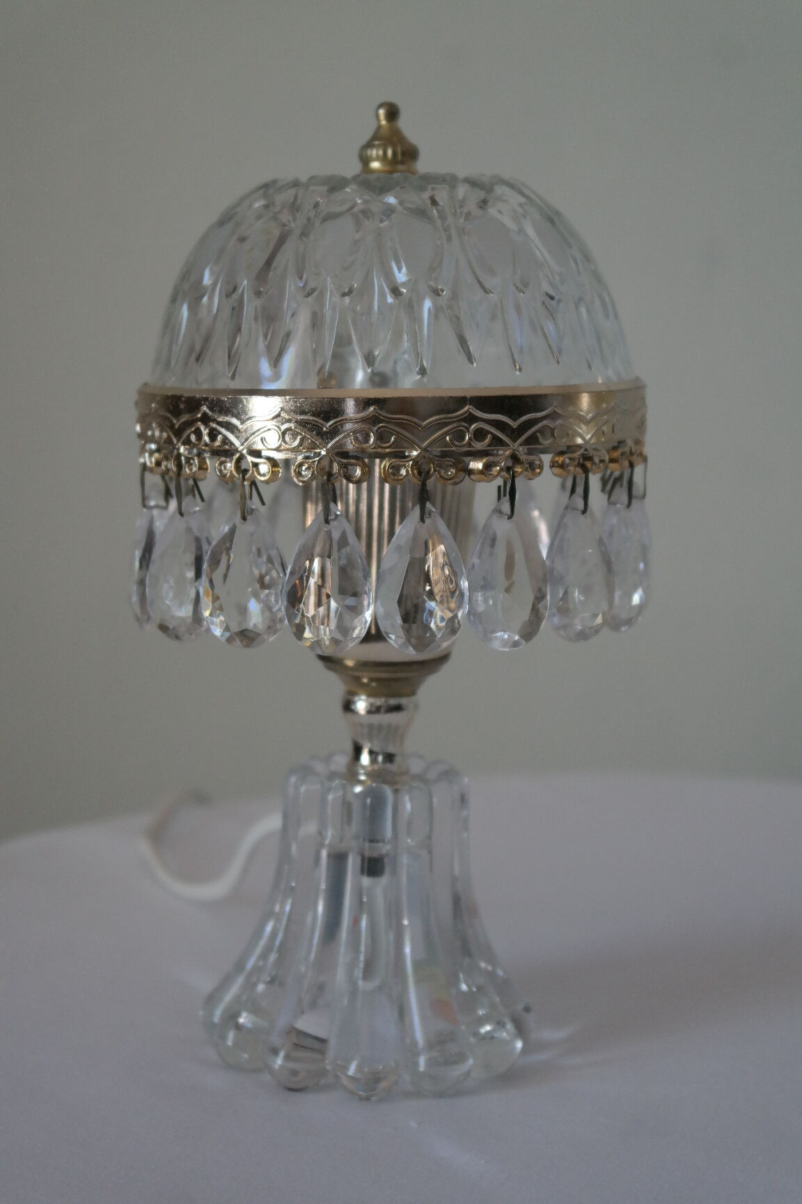 Vintage stamped table lamps