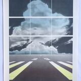 Set of 4 original lithographs by Peter Klasen, 1978. The air.