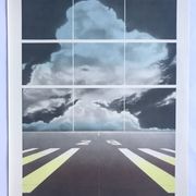 Set of 4 original lithographs by Peter Klasen, 1978. The air.