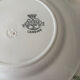 Set of 6 flat plates Longwy Loridan • French earthenware clay