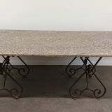 Table en fer forgé