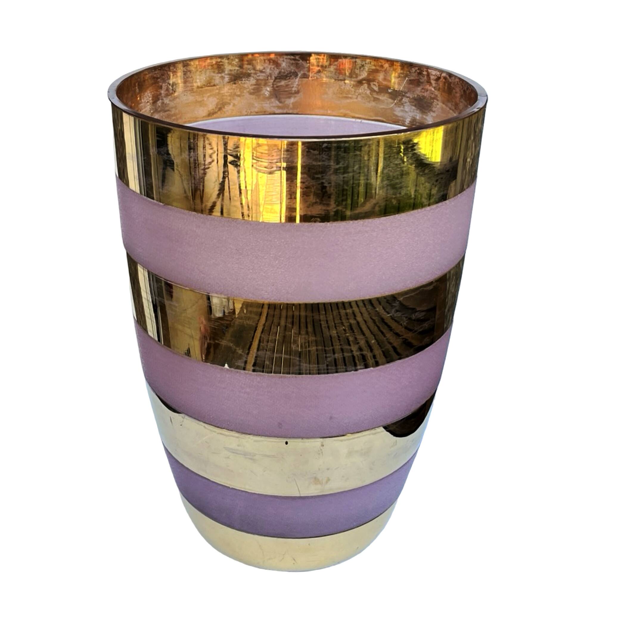 Large gilded vase, Czech Republic, Czechoslovakia, 1980s.
