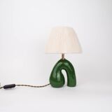 'Opposée' Table Lamp - Glossy Green