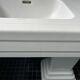 Lavabo double vasque Art déco