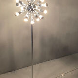 Sputnik floor lamp in Chrome 18 lights