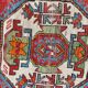 Kazak ancient Caucasian carpet 152x195 cm