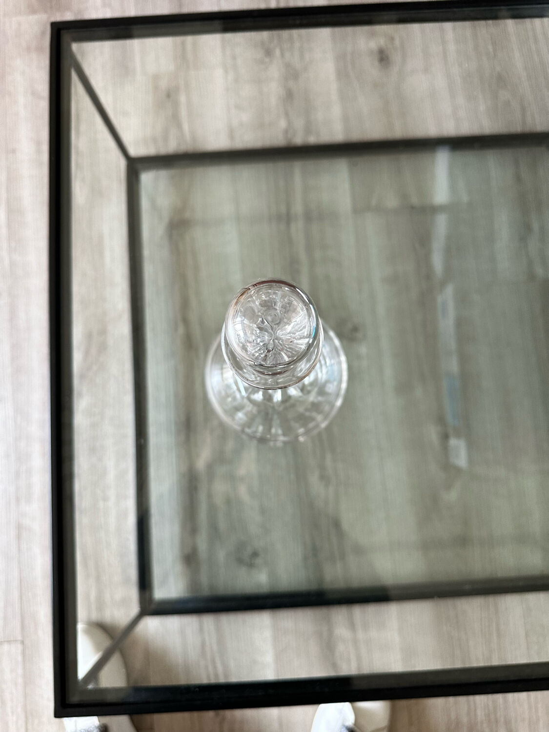 Vintage glass decanter