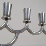 Art Deco chandelier in tin by Lars Holmström in Arvika, Sweden, 1931