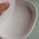 Porte-savon et patère en céramique