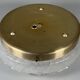 1960s 1970s Ceiling Lamp Ice Glass Doria Germany Space Age Design