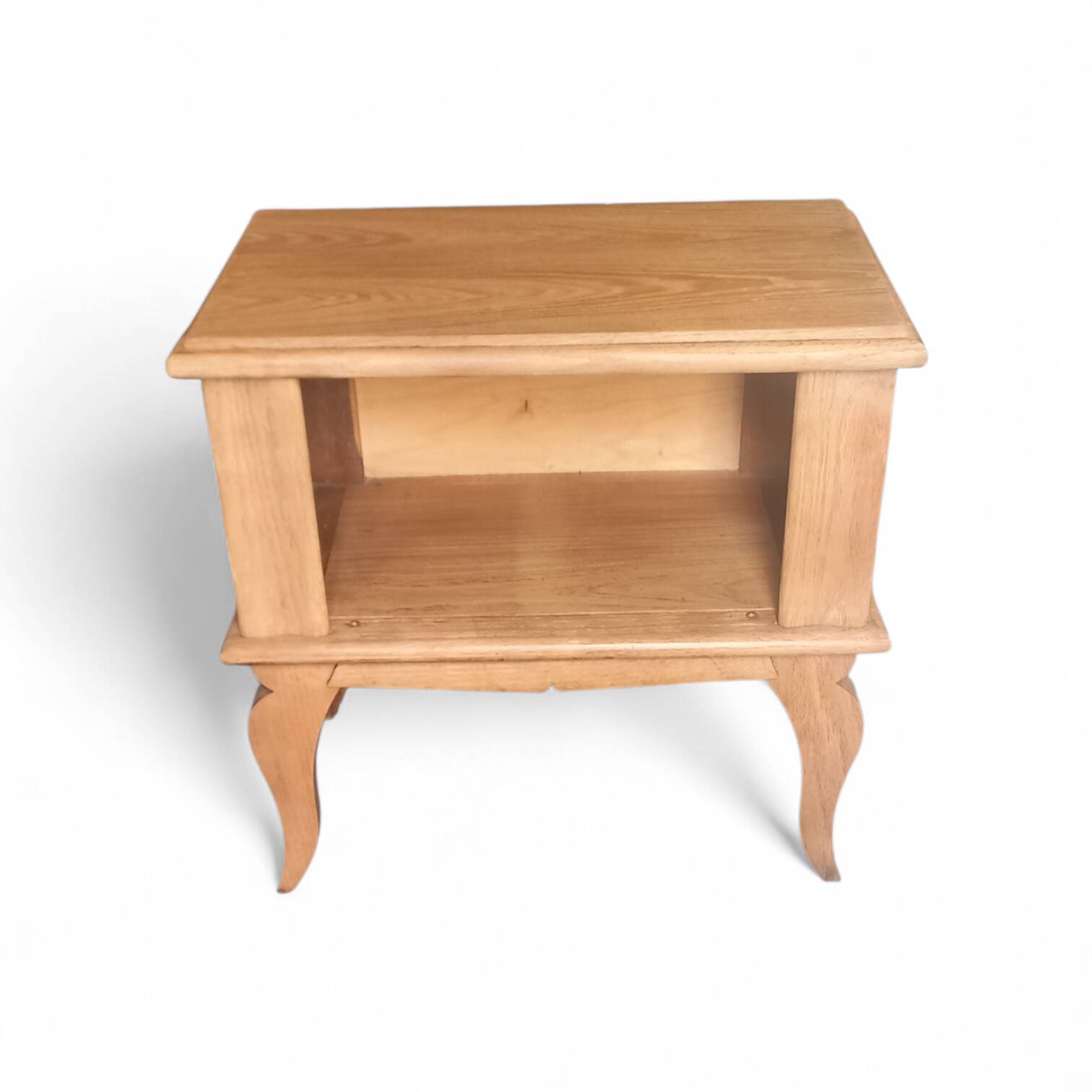 Antique wooden bedside table