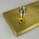 60s 70s peill & putzler cube wall lamp wall sconce ice glass space design