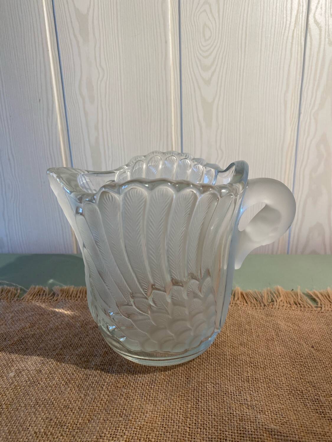 Carafe en cristal art déco