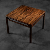 scandinavian Danish Modern Low Rosewood Coffee Table by Rasmus Solberg