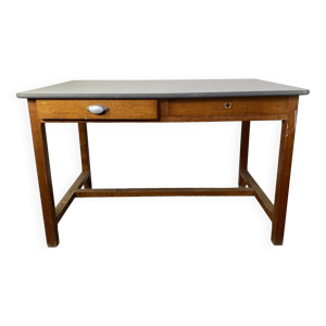 table d’école à tiroir