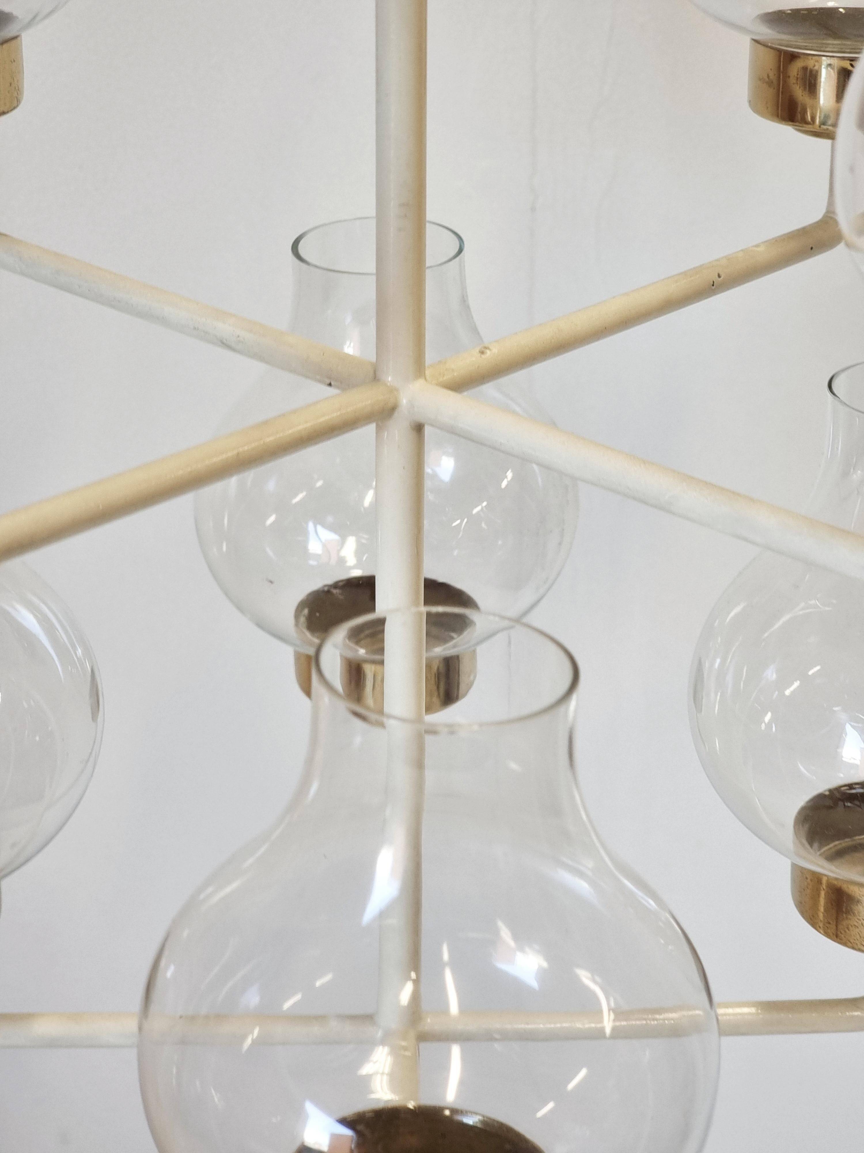Hans Bergström, Chandelier "Ofir Octav" by Ateljé Lyktan, Modern Scandinavian
