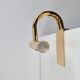 Regency Brass Acrylic Cabinet Lamp by Lumina, 1980s, Set of 3