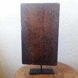1930s abstract vertical wooden sculpture