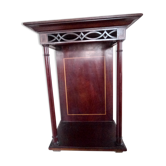 Mahogany wall shelf