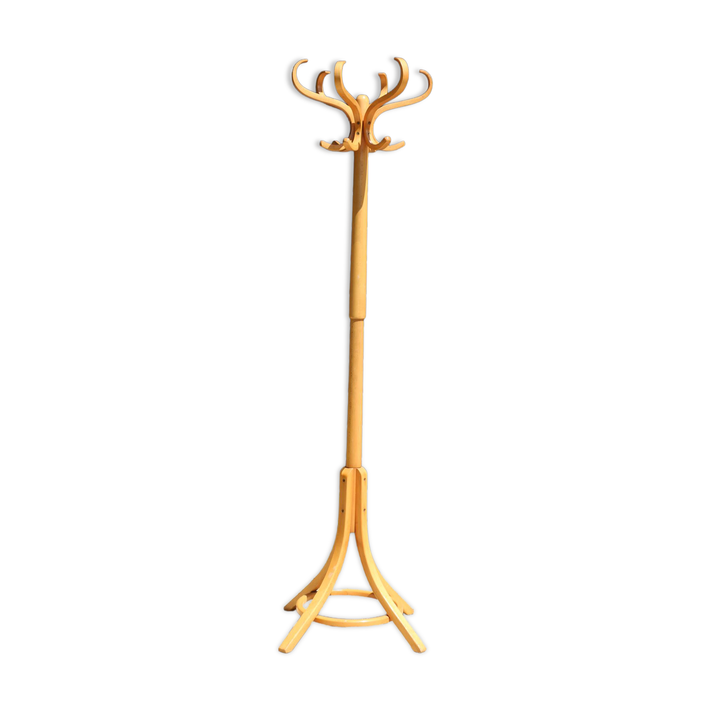 Coat rack parrot BAUMANN light beech (A2) original varnish