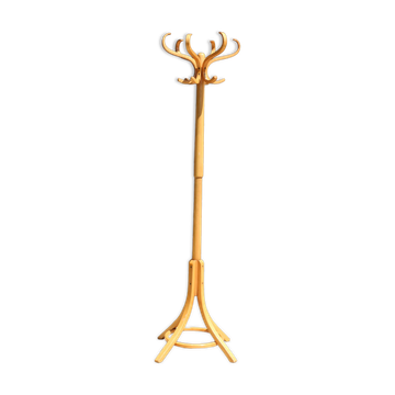 Coat rack parrot BAUMANN light beech (A2) original varnish
