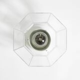 Beautiful 1970s Limburg glass ceiling lamp in octagon shape
