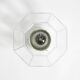 Beautiful 1970s Limburg glass ceiling lamp in octagon shape