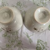 Set of 2 large Sarreguemines bowls - Vintage