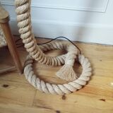 Rope floor lamp