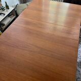 Scandinavian folding teak dining table