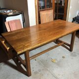 Solid oak farmhouse table