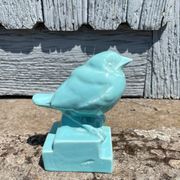 Art deco ceramic bird by st clement signed h. guingot 1930
