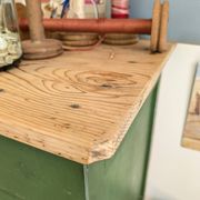 Buffet, confiturier en bois vert