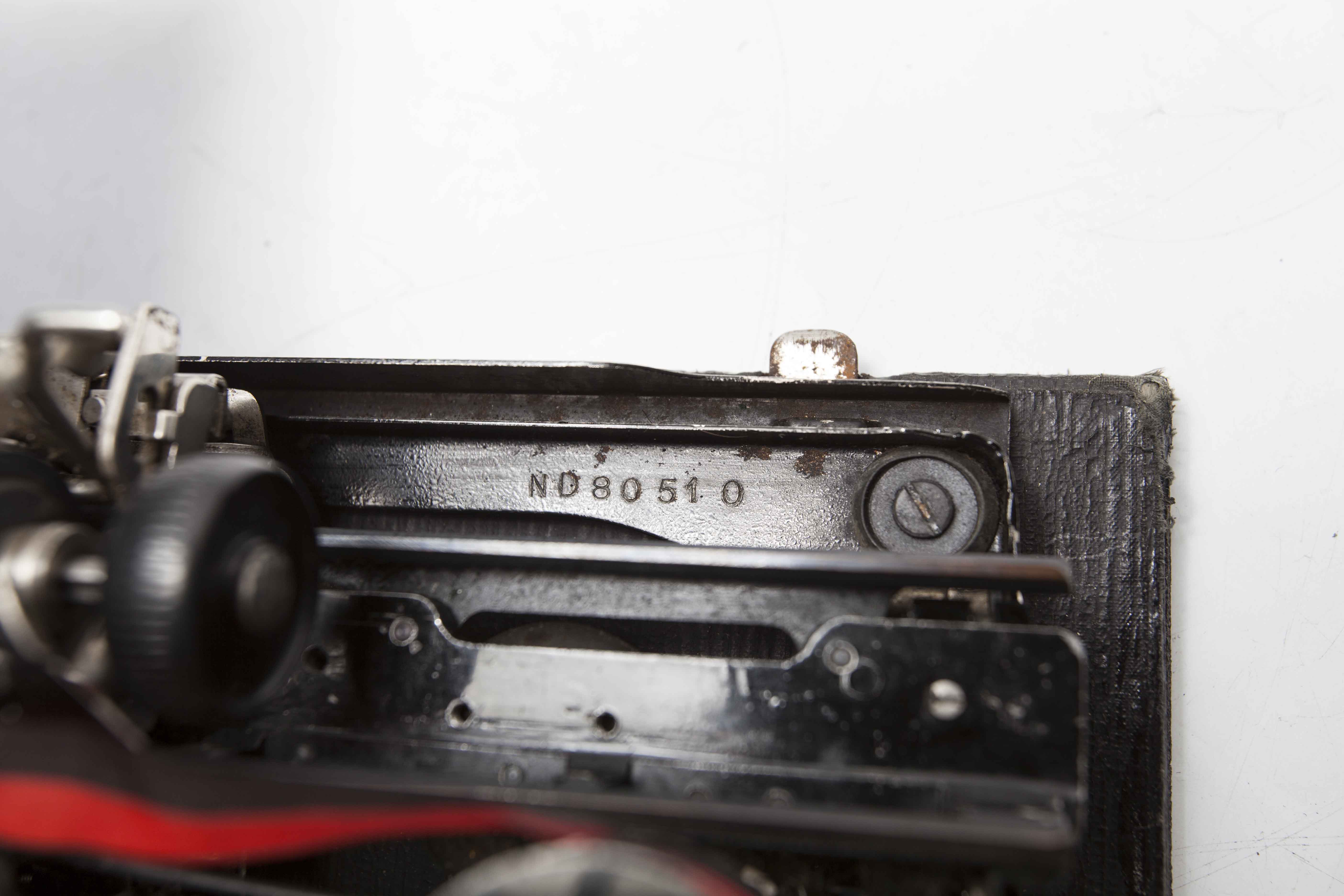Revised Remington Portable Typewriter and New Ribbon