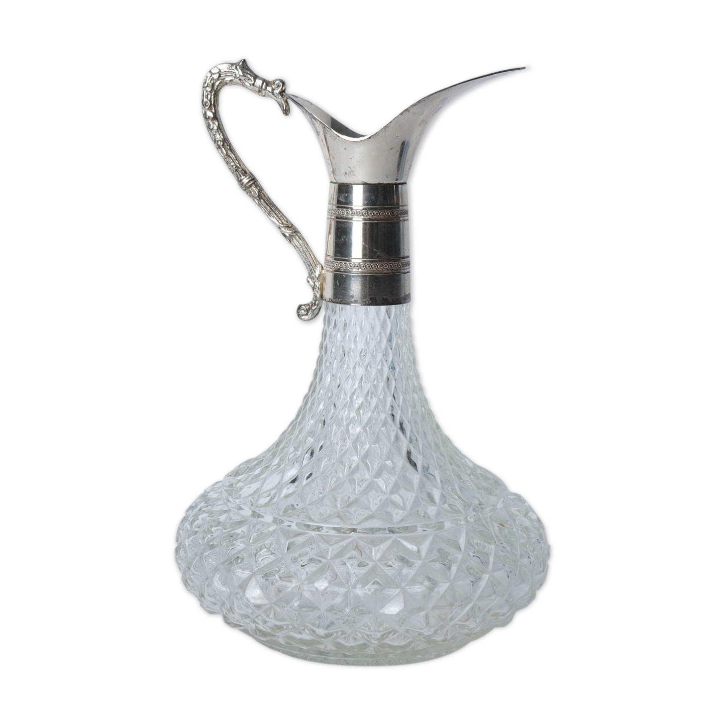 Cruche a vin transparente bec inox