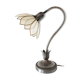 Metal flower lamp and ancient mother-of-pearl