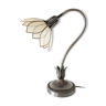 Metal flower lamp and ancient mother-of-pearl