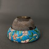 Pyrogen in Longwy XXth enamels with scraper