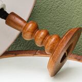 Bedside lamp, turned wood