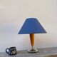 Scandinavian lamp in wood and metal