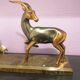 Art deco lamp antilope regulates marble base 1930