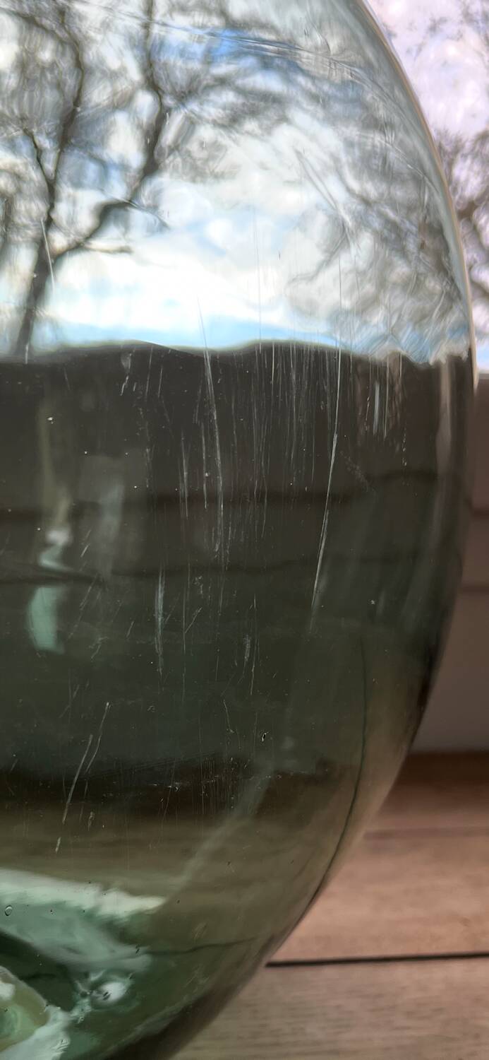 30L turquoise green demijohn